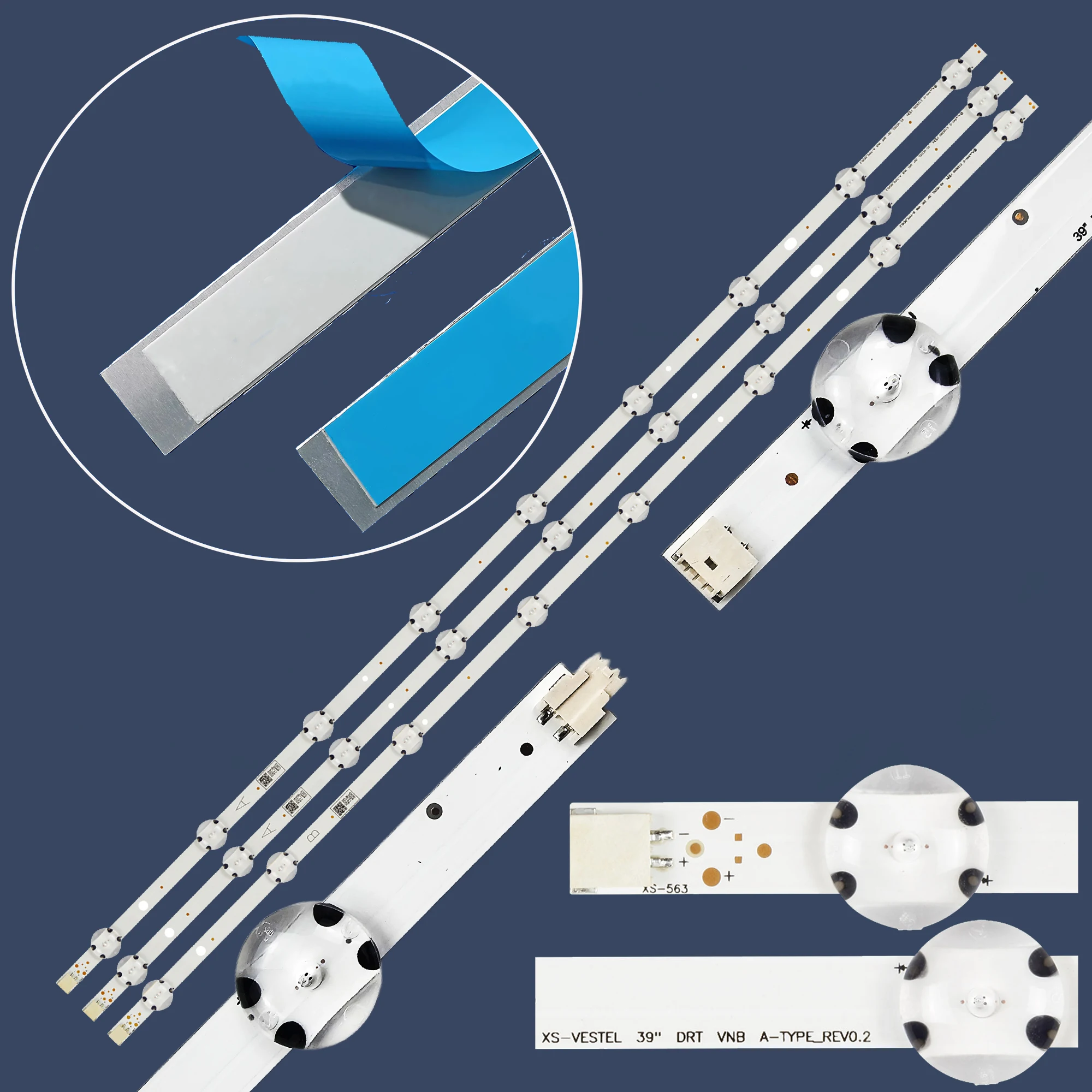 

LED Backlight Strip for 39NX550 TX39GS352B TX39GS352E TX-39DW334 39PA200T 39R4010H 39R6010F 39R4020F 39TWS217 39L3733DG