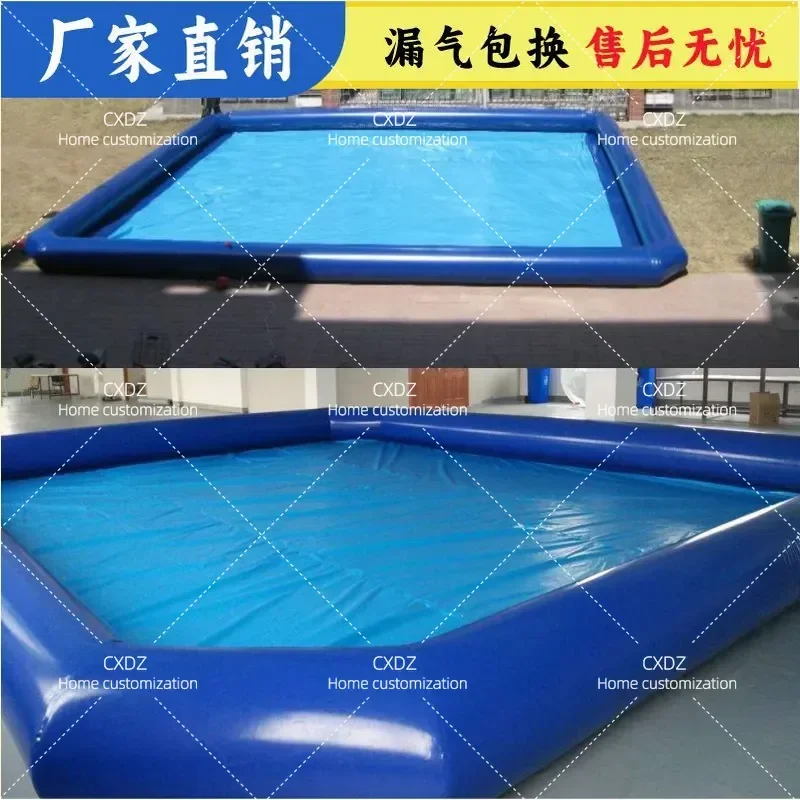 Large Inflatable Swimming Pool Outdoor Stand Up Pool Ocean Ball Pit Water Park Play Area Fishing Sand Pool for Kids Adults
