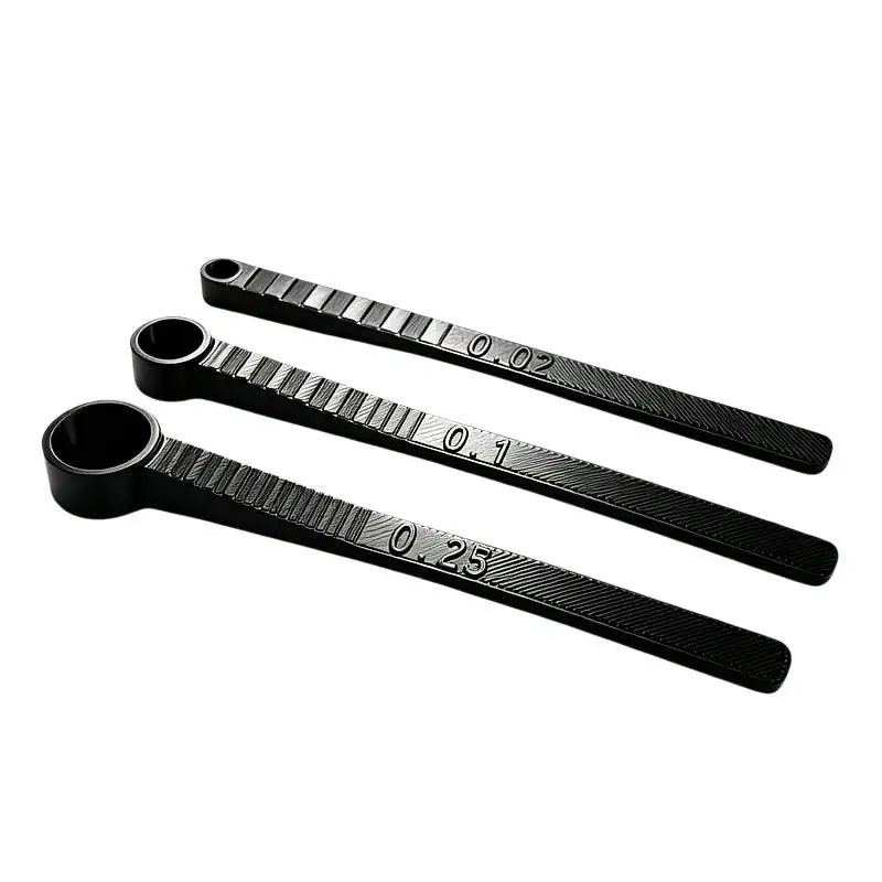 3-teiliges Aquarium-Fischfütterungslöffel-Set in verschiedenen Größen mit präziser Portionierung, perfekt für Heimaquarien- und Aquarium-Hobbyisten. – Detail 2