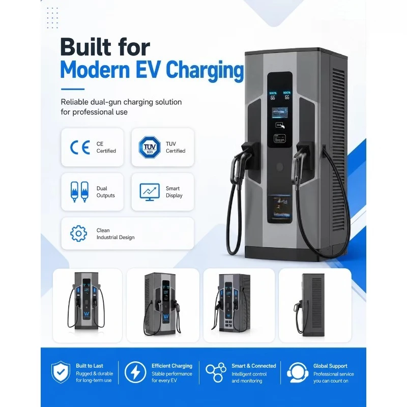 240 kW DC Charging Station Electric Vehicle Charging Solution Electric Vehicle Charging Station with Solar Panels Provides Fast