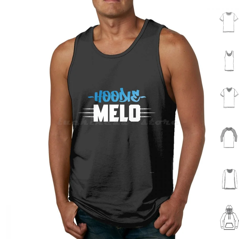 Sudadera con capucha Melo Camisetas sin mangas Chaleco sin mangas Melo Carmelo Anthony Carmelo Anthony 2k Knicks de baloncesto Nueva York Ny Okc Thunder City