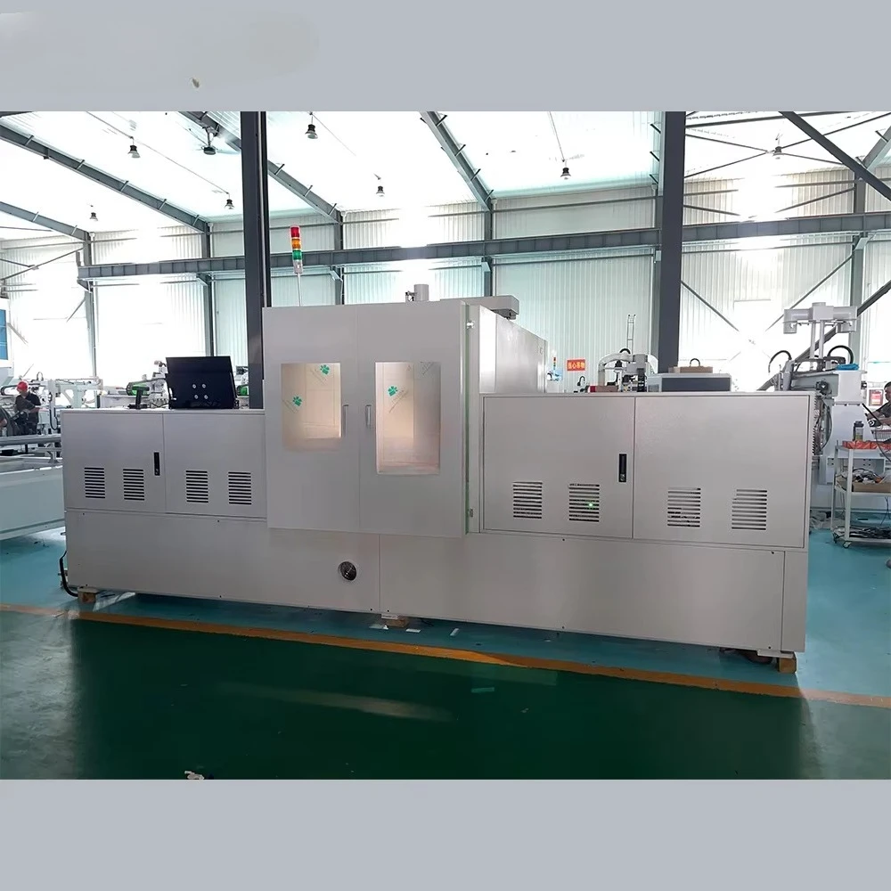 Alpha High-accuracy Wood Drilling Machine Six Sides CNC Furniture Drilling Machine with Double Stations