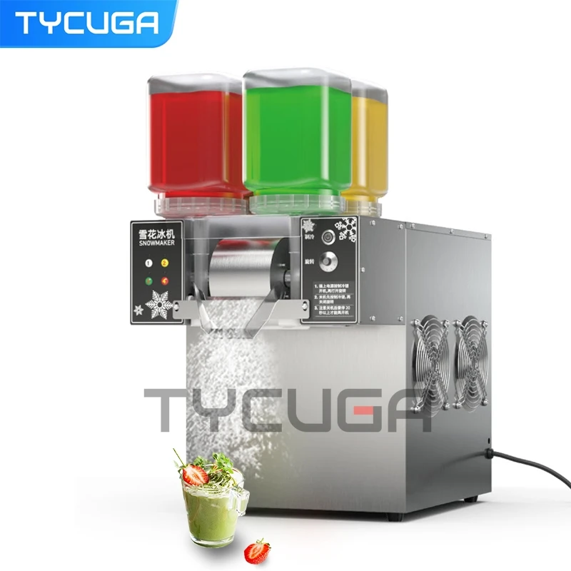 

Snowflake Ice Shaving Device 750W 120KG/24H Ice Maker Snow Shaver Machine Shaved Ice Korea Bingsu Soft Ice Shaving Maker 110V