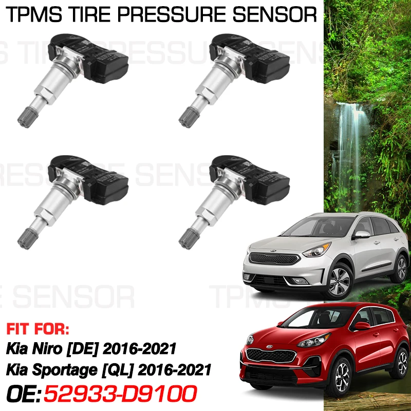 

For Kia Niro DE 2016-2021 2019 Kia Sportage QL KX5 2016-2021 433 MHz Tire Pressure Monitor 52933-D9100 52933-D2100 52933-D4100