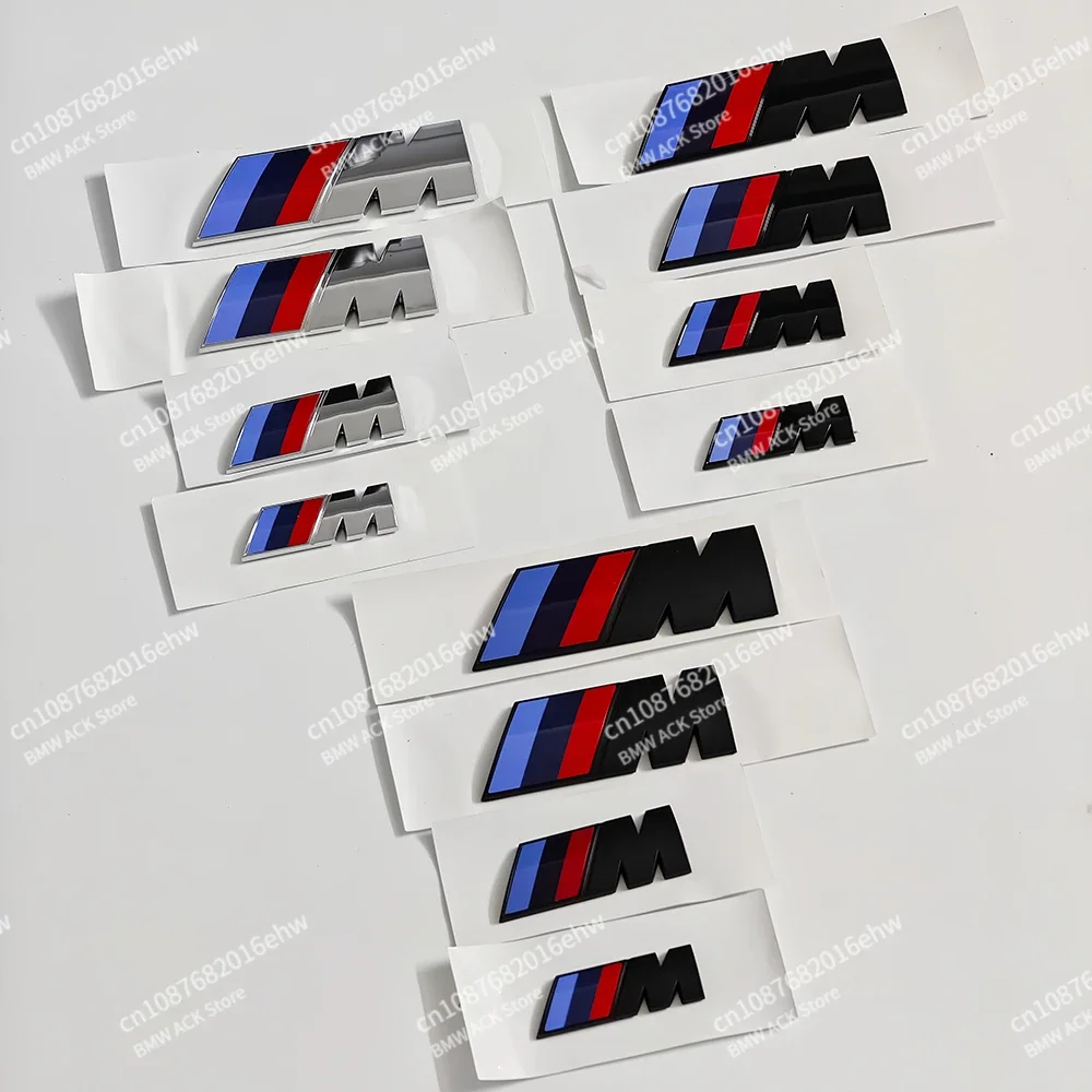 3D ABS Fender Emblem Rear Trunk Badge for BMW M Power X1 X2 X3 X5 X6 X7 F21 G20 M Sports Stickers Car Accessories