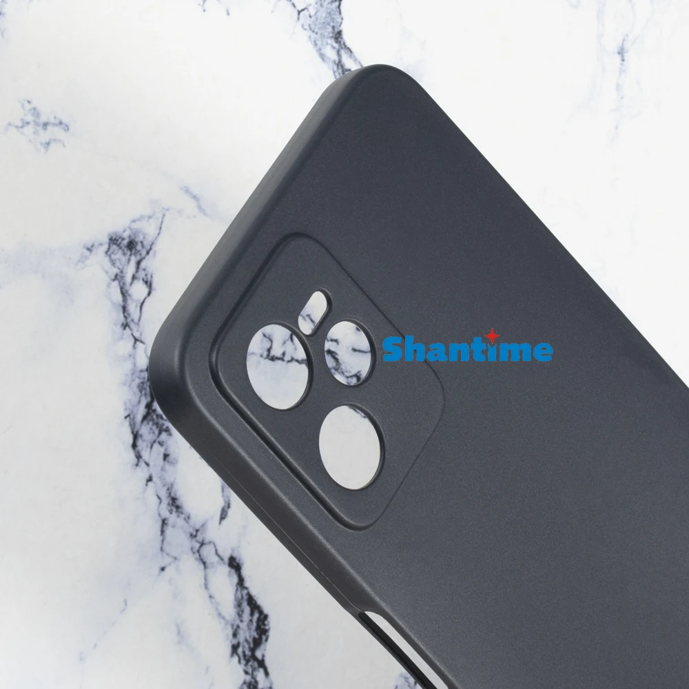 Casing Bumper pelindung ponsel, penutup karet tahan guncangan TPU untuk OPPO Realme C35