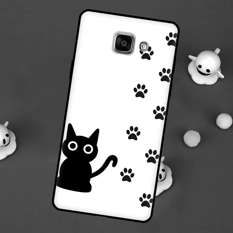 Dog Cat Paw untuk Samsung Galaxy J4 J6 Plus A6 A7 A8 A9 J8 2018 J1 J3 J5 J7 A3 A5 2016 2017 Sampul Casing