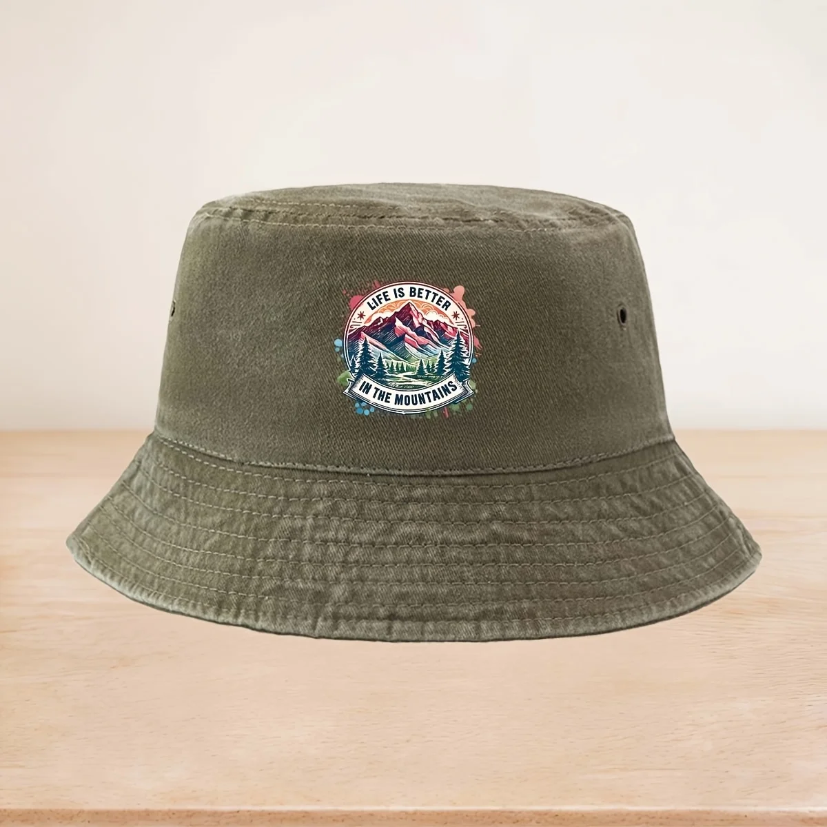 Men' & Women' Breathable Bucket Hat with 