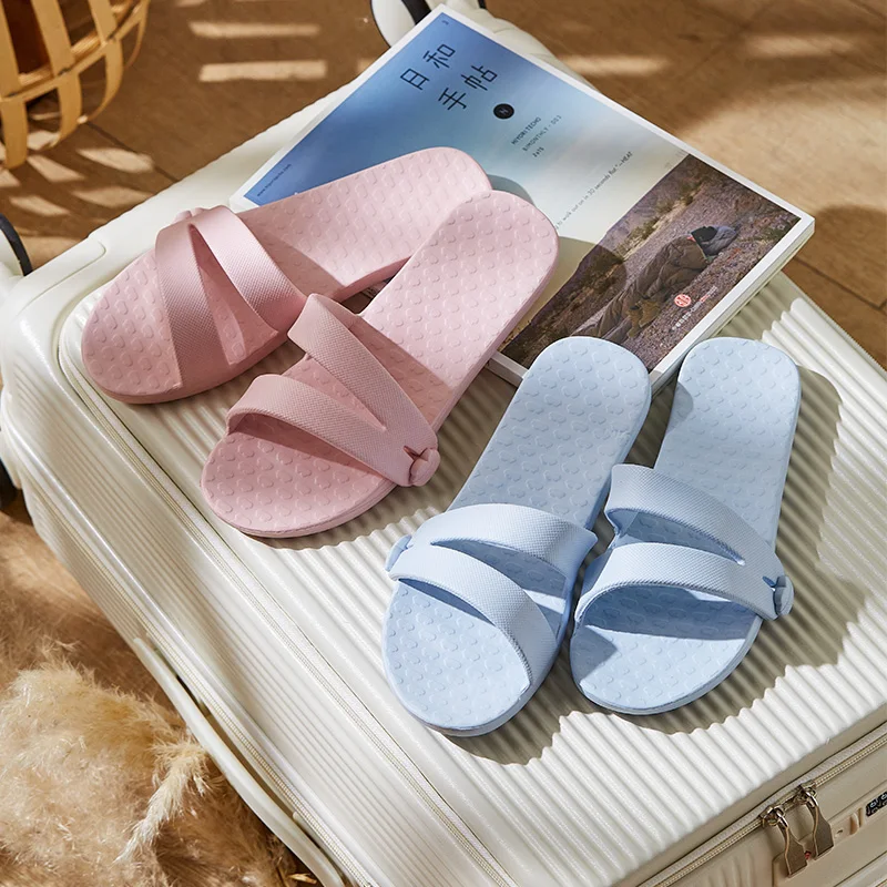 2025 New Foldable EVA House Slippers Portable Hotel Travel Slipper Bathroom Non-Slip Slides Home Indoor Flat Shoes for Men Womem