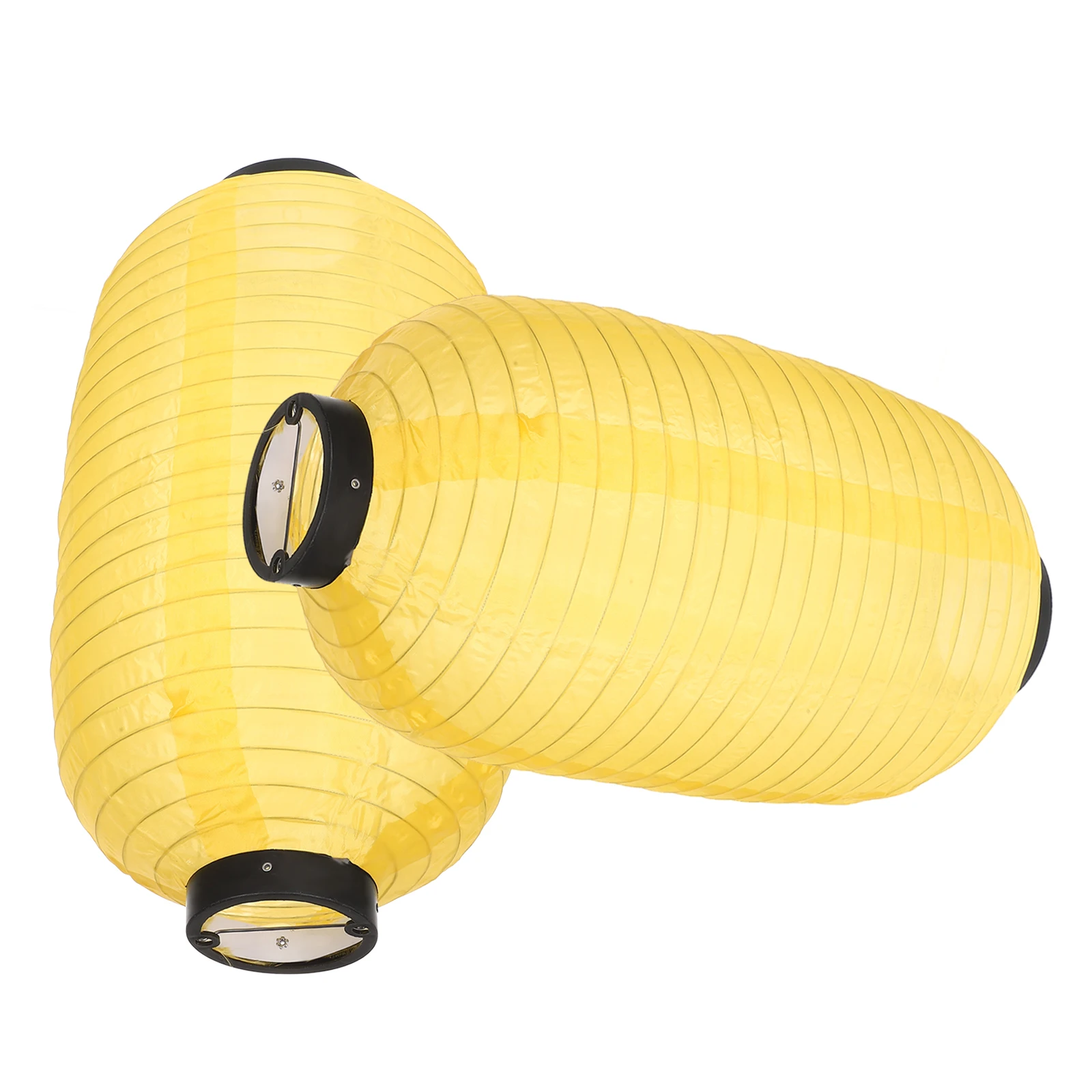 

2Pcs Golden 45X25CM Waterproof Silk Waterproof Lantern Lanterns Japanese Style Decorative Festive Home Restaurant nament