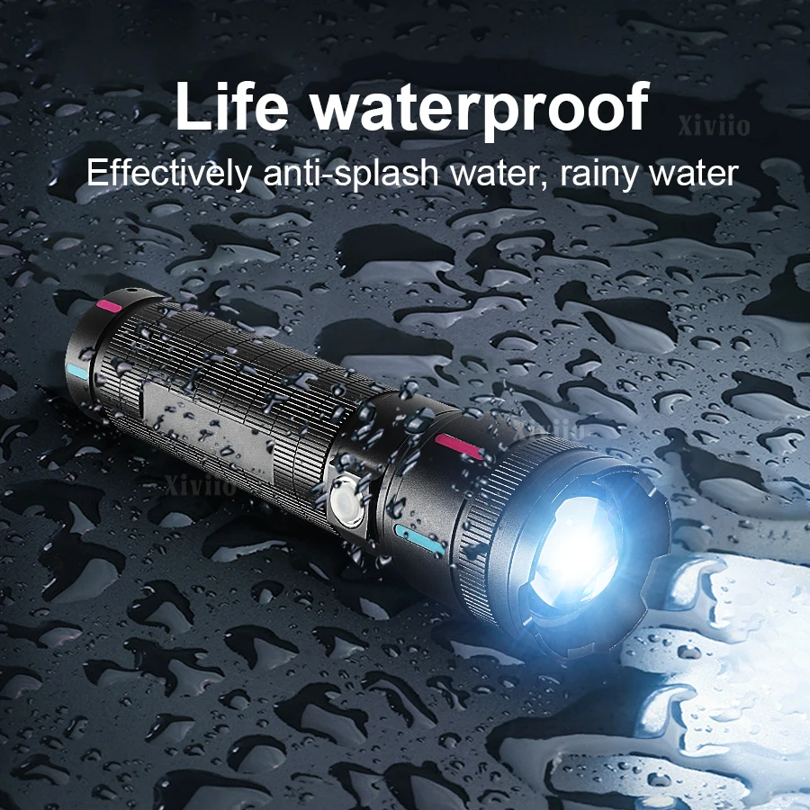 20000000LM Super Bright High Power Led Flashlights Rechargeable Flashlight Waterproof 15000mAh Battery Lantern Camping Light