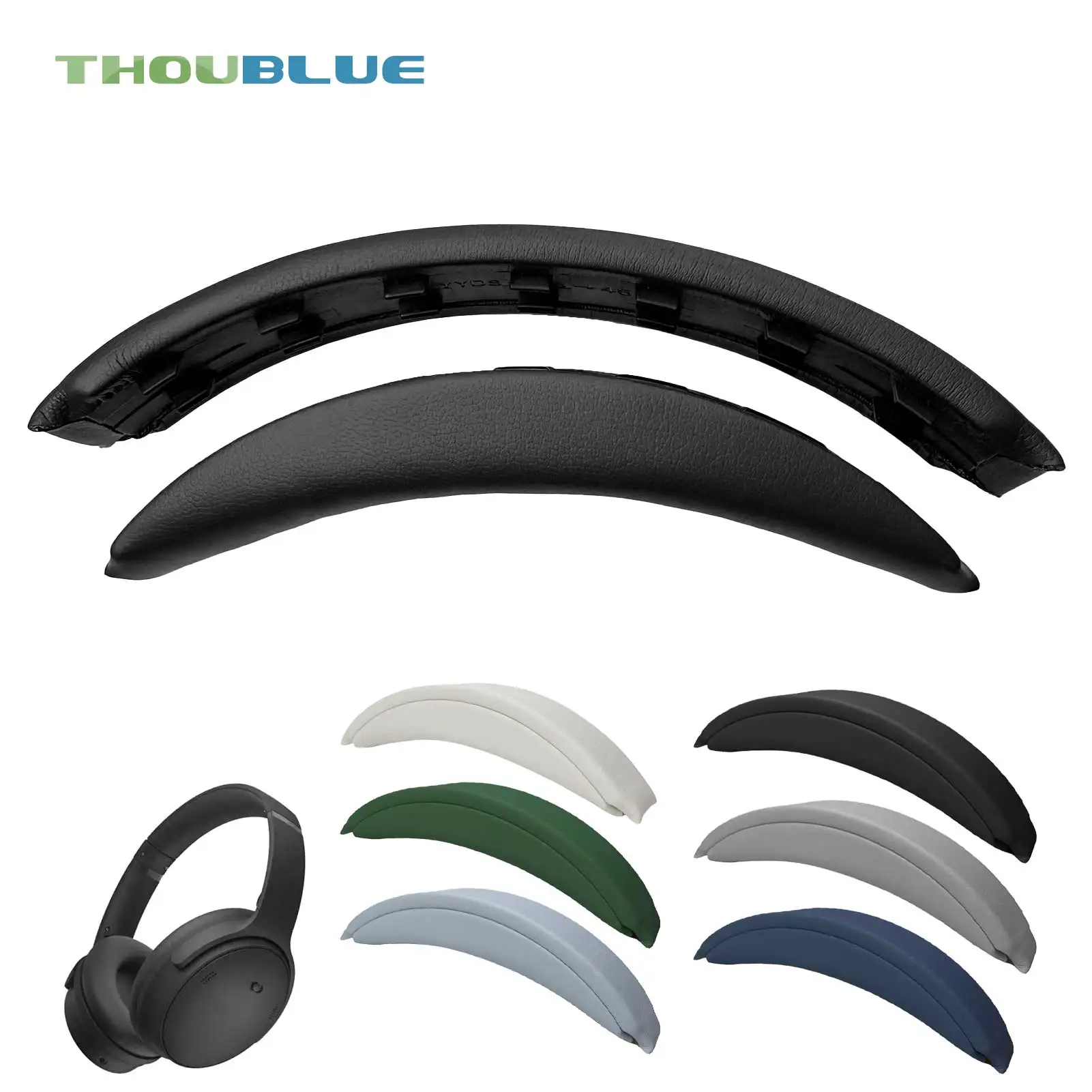 THOUBLUE Replacement Headband for Bose Qc45 Qc35 Qc35II Earphone Ear Cushion Headbeam