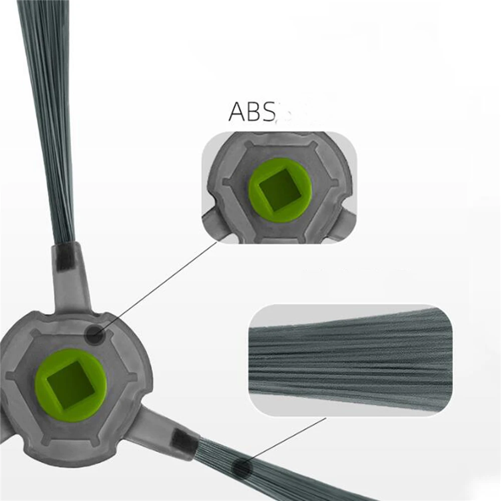Pano de esfregão de microfibra filtro hepa escova lateral peças de reposição para ecovacs yeedi k650 robô aspirador de pó acessórios