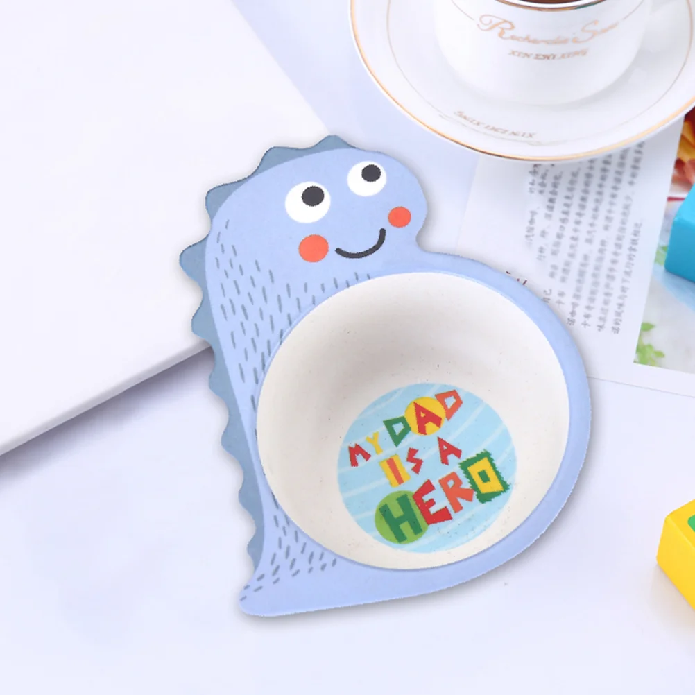 

Bamboo Fiber Kids Bowl Creative Cartoon Feeding Bowl Dinosaur Design Children Dish bamboo fiber bowl kids feeding bowl