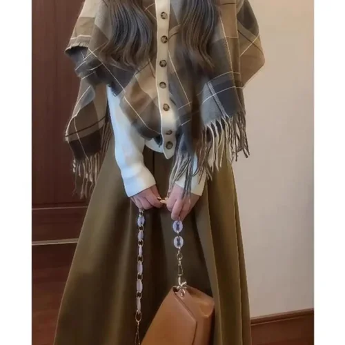 방풍 보온 스커트 하이웨이스트 A라인 폴리에스터 겨울 방풍 보온 다운 코튼 지퍼 스커트 스커트 원피스 스커트