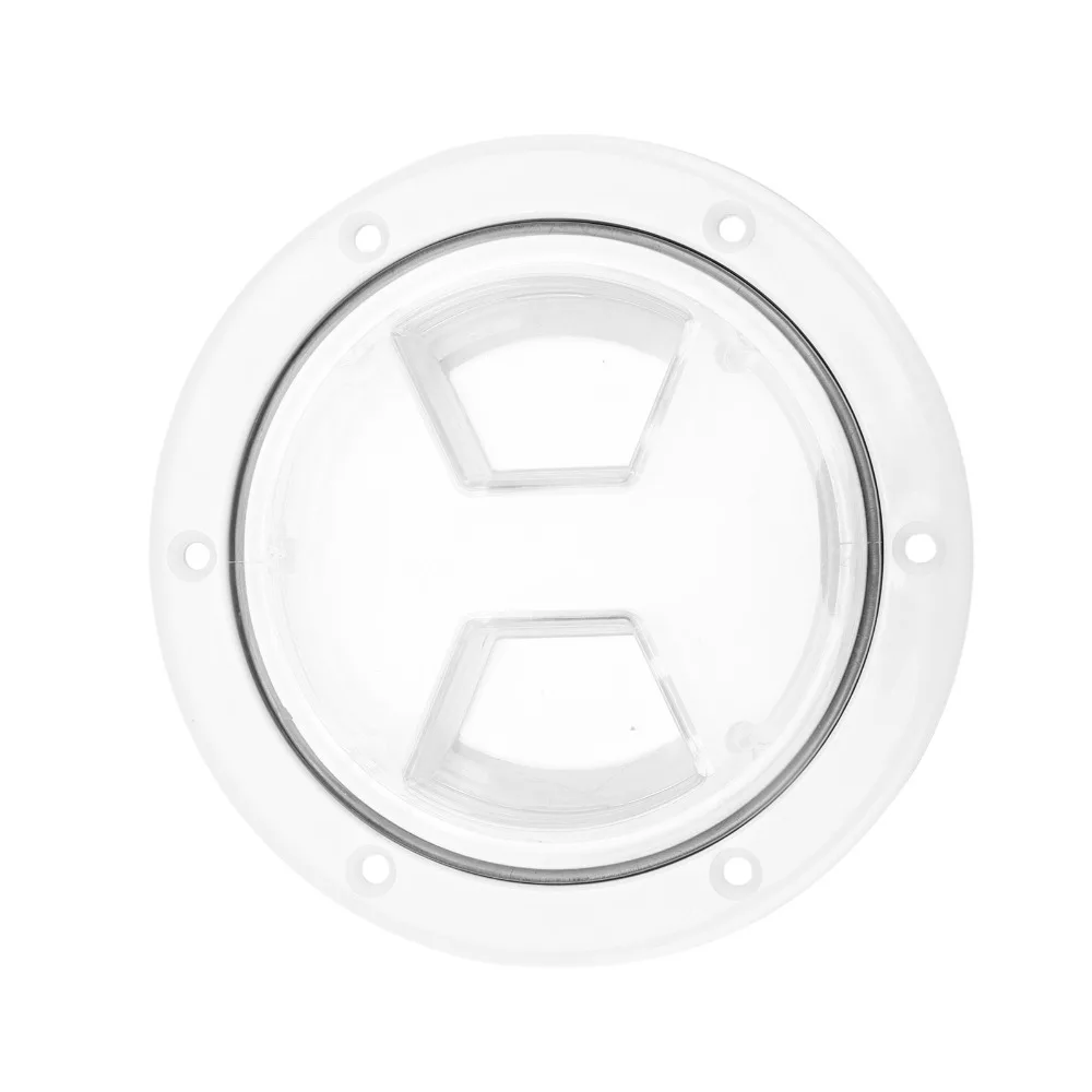 

4''6'' Boat Deck Access Cover Round ABS Marine Access Cover Transparent Detachable Clear Cover Marine Environment