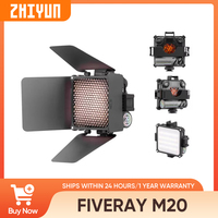 ZHIYUN FIVERAY M20C M20 Combo RGB Video Light, 20W Portable Camera Light 2500K-10000K, Support Magnetic Attraction and App