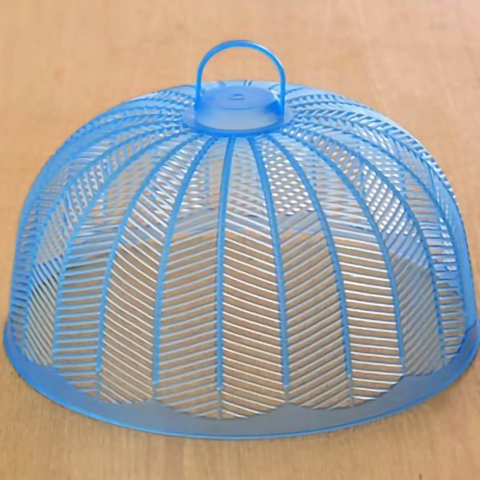 Mesh Screen Food Cover Tent Reusable Outdoor Picnic Food Covers For Dust Bug Proof Blue