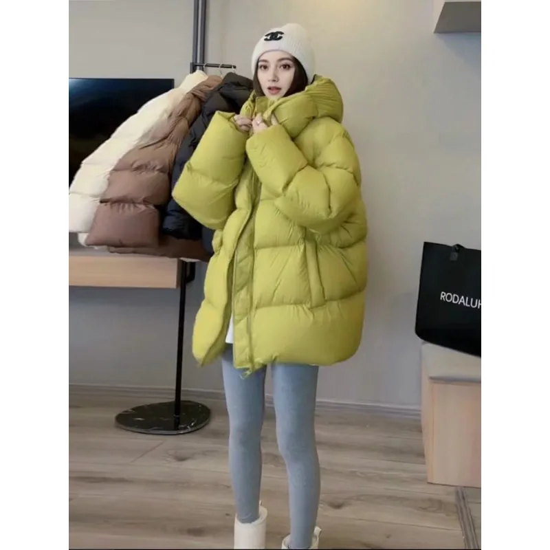 

Women's Winter Cotton Coat New Fashion Thicken Warm Zipper Hooded Coat Winter Coat Women Puffer Jacket Women Parka Mujer