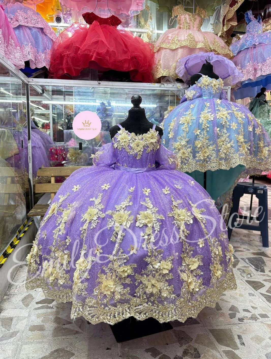 

Фиолетовое платье с цветочным узором для девочек по индивидуальному заказу на свадьбу, кружевные тюлевые подтяжки с бантом, детское бальное платье для дня рождения