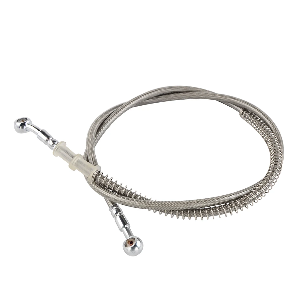 NICECNC 39cm-140cm Brake Oil Hose Brake Line Universal Motorcycle Motorbike Stainless Steel Braided Pipeline Latiguillo Freno