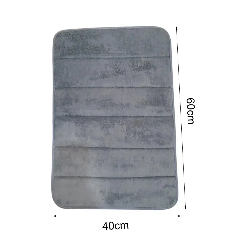 Soft Memory Foam Non Slip Bath Mat Shower Mat Dry Quickly Toilet Floor Non-slip Rug Floormat Bathroom Water Absorbent Carpet Rug