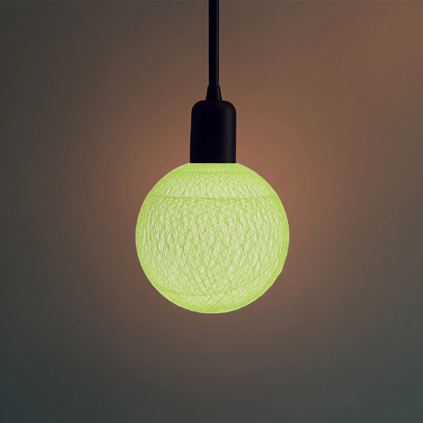 

Globe Lamp Shade Stylish Unique Design Ceiling Light Cover Bright Colors Warm Cozy Atmosphere Durable Material Easy Install