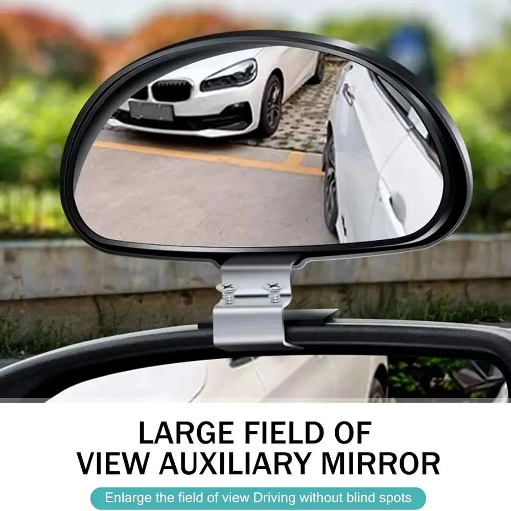 Portable Wide-angle Expanded Car Mirror Vision Auxiliary Universal Side Rear Mirrors Adjustable Rear View Mirror Driving Safety