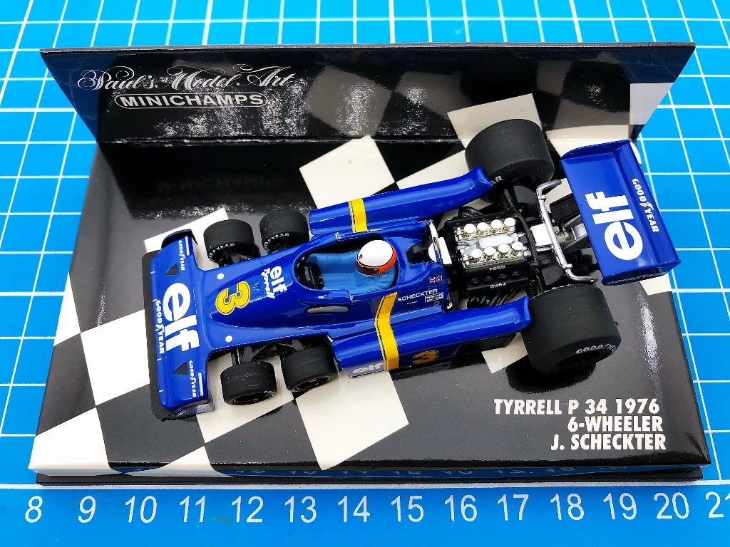 Minichamps 1:43 F1 P34 1976 Scott Simulation Limited Edition Resin Metal Static Car Model Toy Gift