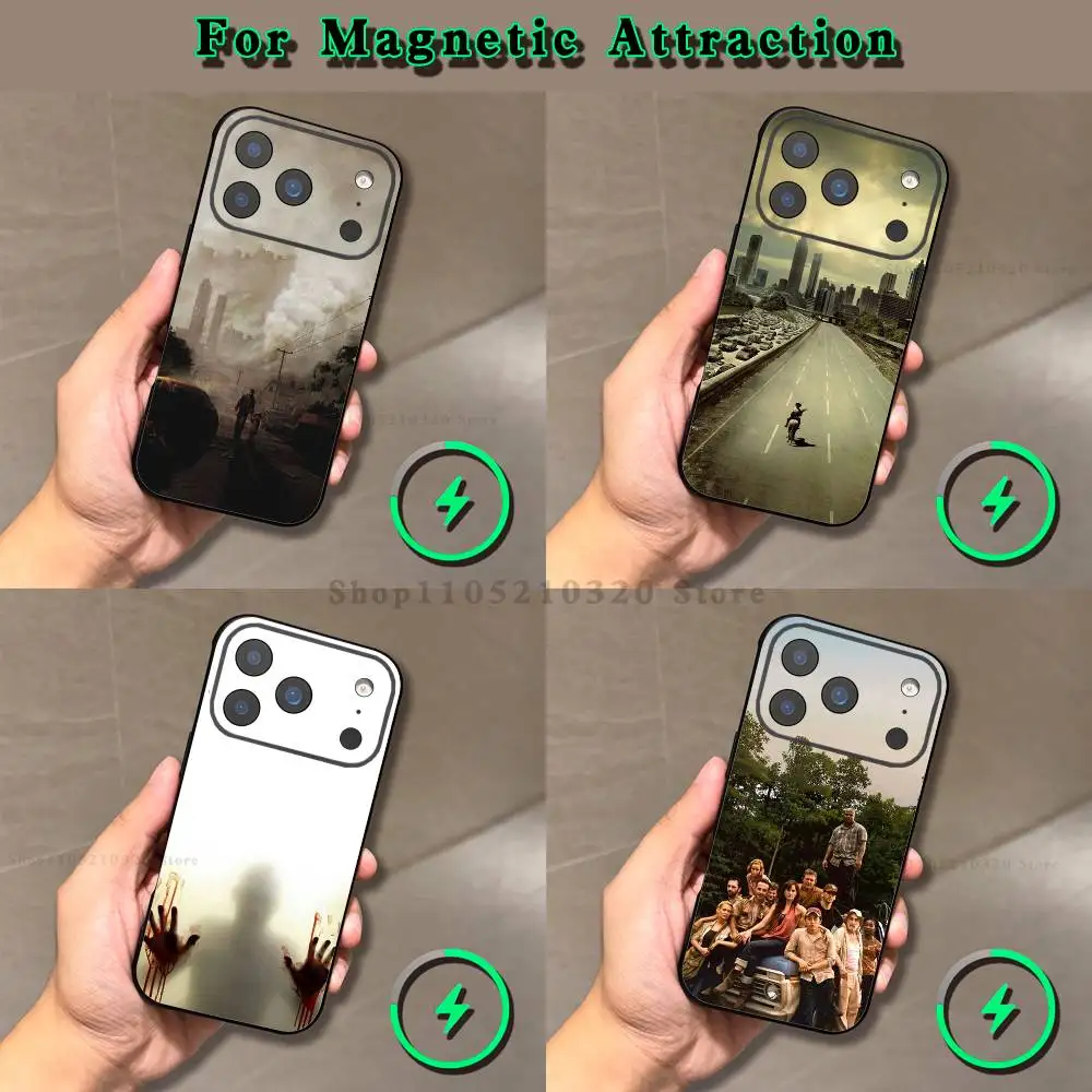 

TWD The W-Walking D-Dead Phone Case For iPhone 17,16,15,14,13,12,11,Pro,Max,Plus,E,Air,Mini Magnetic Magsafe Frosted Clear