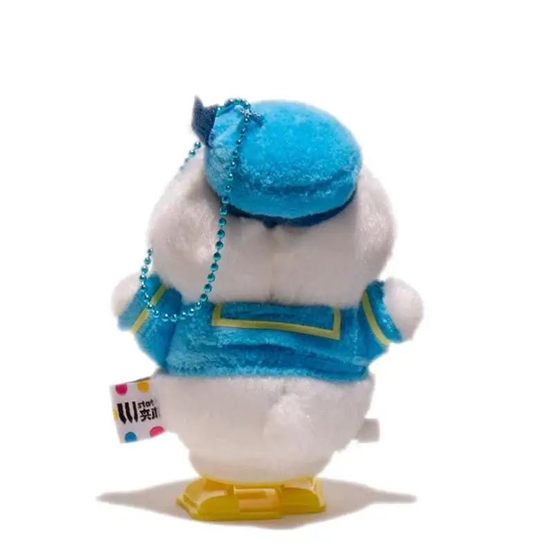 Porte-clés en peluche Disney Donald Duck Daisy Duck, 10Cm, ornements suspendus pour sac à dos, décoration de bureau dans le véhicule, cadeau d'anniversaire pour Couple