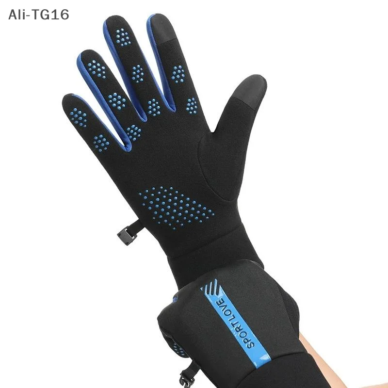 Winter Handschuhe Männer Radfahren Fahrrad Thermische Fleece Kälte Widerstand Wind Wasserdicht Fahrrad Warme Outdoor Laufen Skifahren Fäustlinge