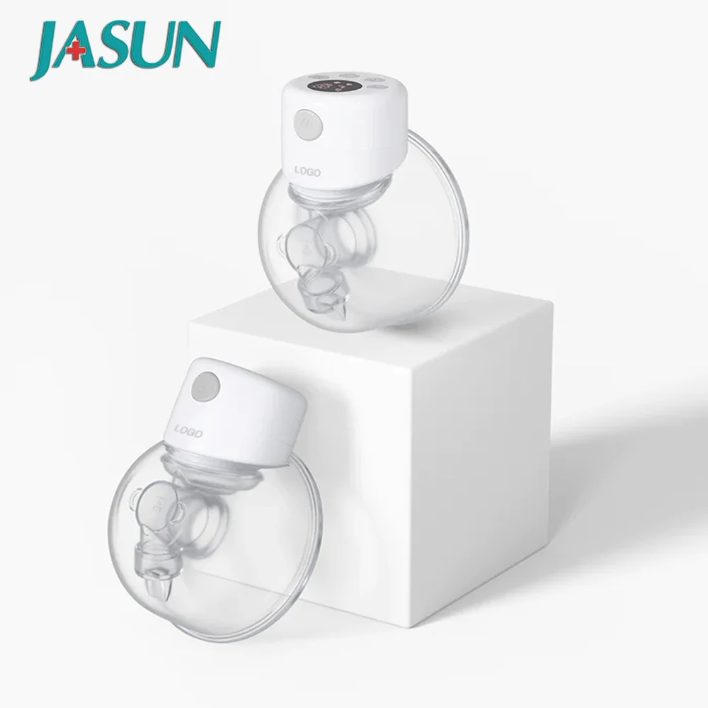 

Jasun Rechargeable Silent Electric Milk Feeding Hands Free Single Wearable Breast Pumps