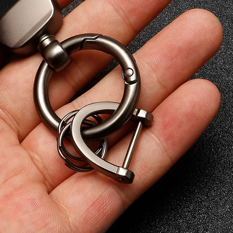 Car Key Ring New Classic Vintage suede Leather Keychain Men Women Personality Fashion Leather For Dodge RAM Car Accessories