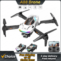 New A88 Drone 8K Profesional TripleCamera Aerial Photography Obstacle Avoidance Flow Positioning Folding Quadcopter Sell Light