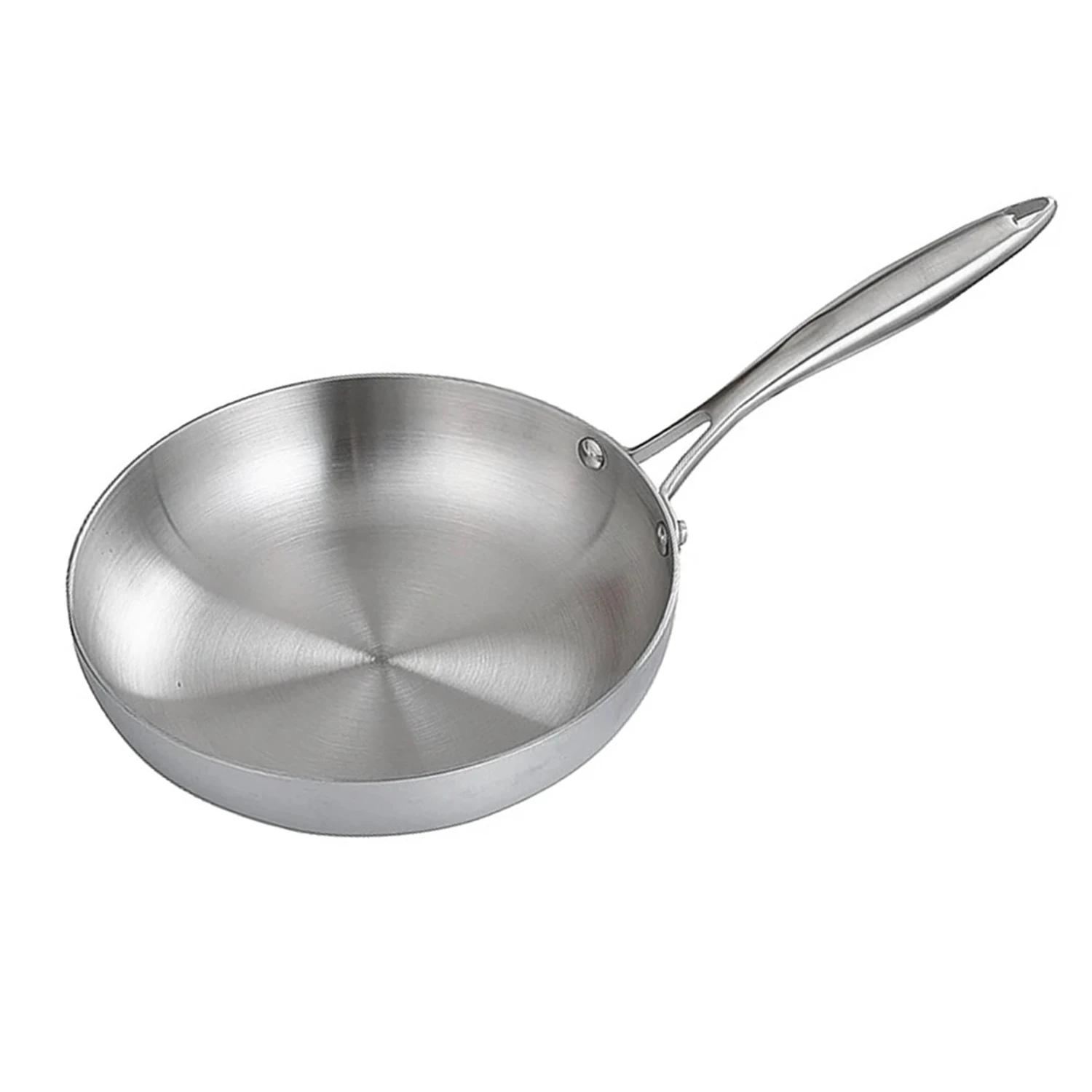 Lacor 304 Stainless Steel Frying Pan - Uncoated Non-stick Fried Steak Pan