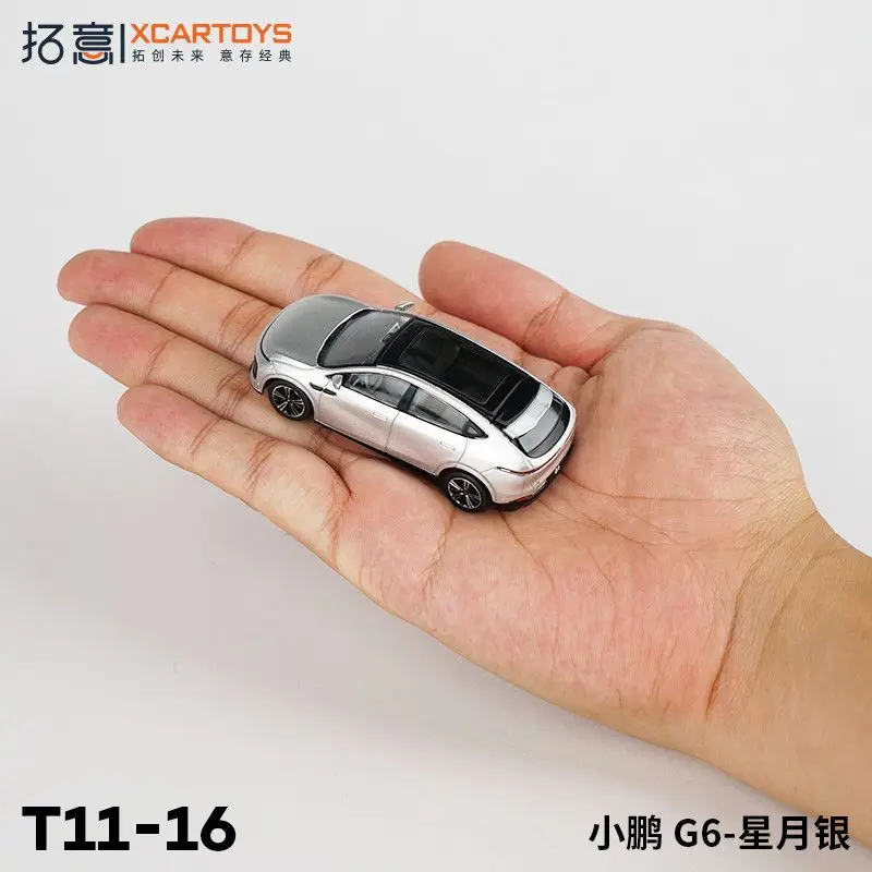 

Xcartoys 1/64 Alloy Diecast Model Car Xiaopeng G6 SUV Metal Toy Collection Silver
