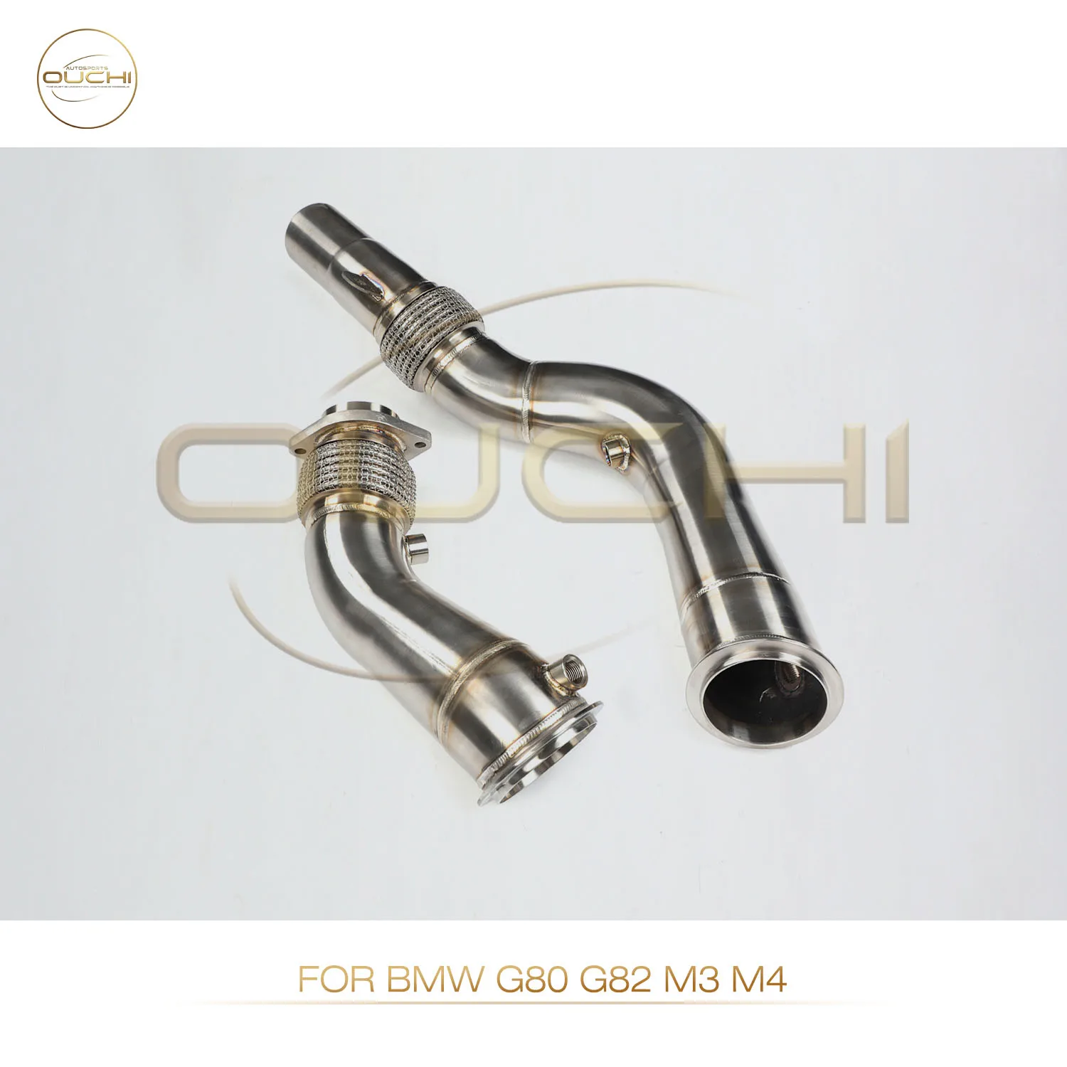 

OUCHI Exhaust Down Pipe for BMW G80 G82 M3 M4 Handcrafted Stainless Steel Casting flange Lossless installation