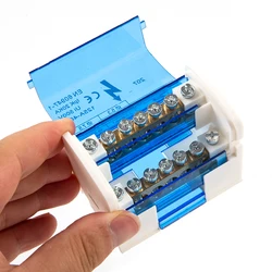 Din Rail Terminal Block WKH207 Power Distribution Box Modular Connection Block