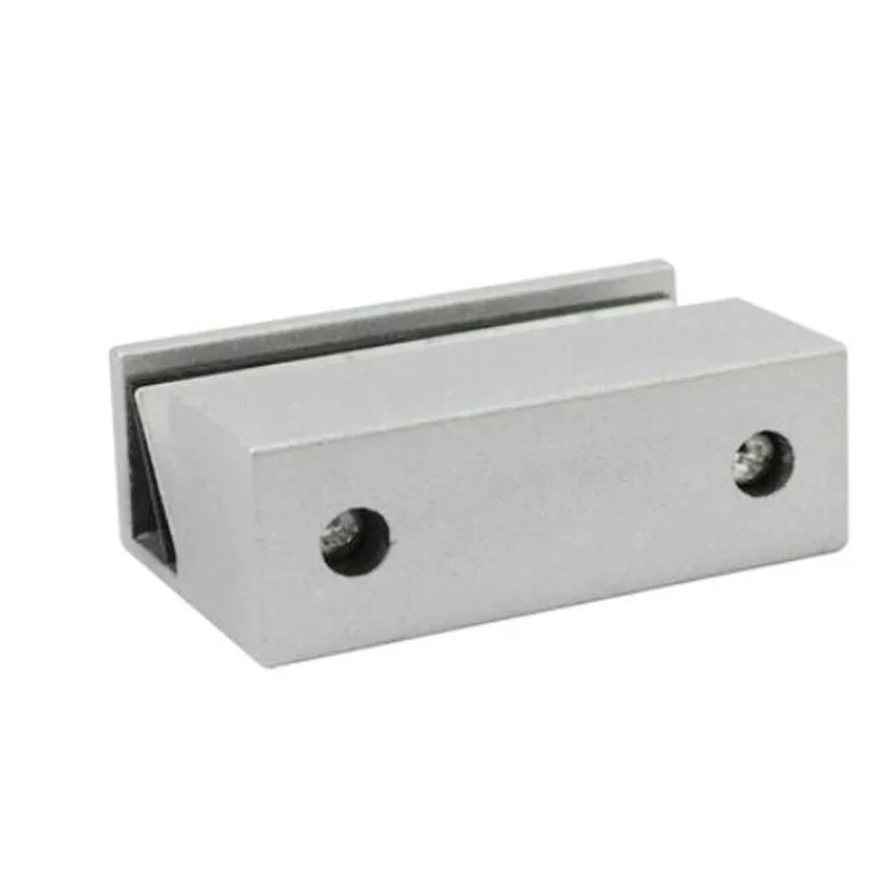 SASOCD U Bracket Shaped Glass Door Clamp Electric Bolt Lock Access Control for Frameless Glass