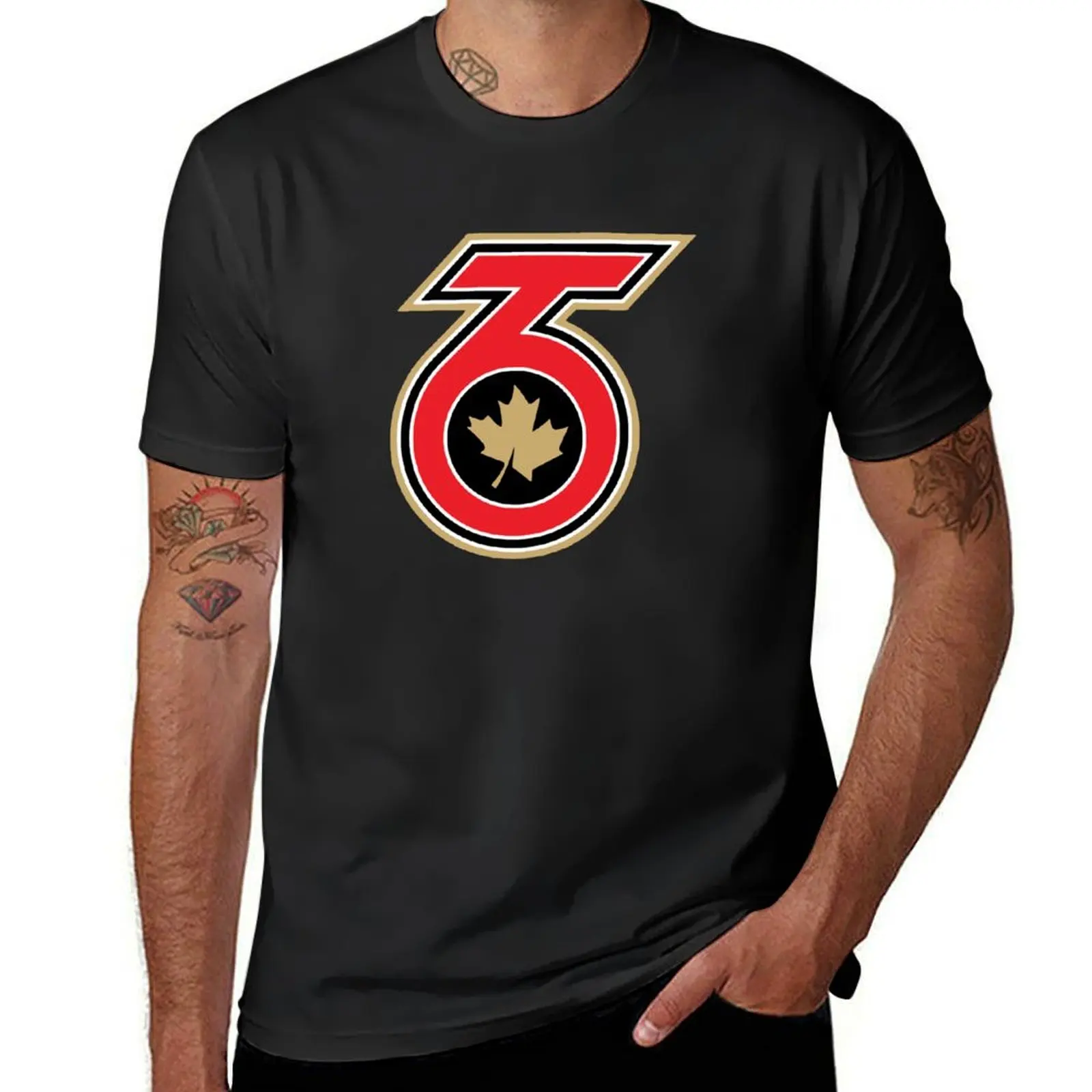 

Six logo T-Shirt summer tops vintage clothes mens graphic t-shirts