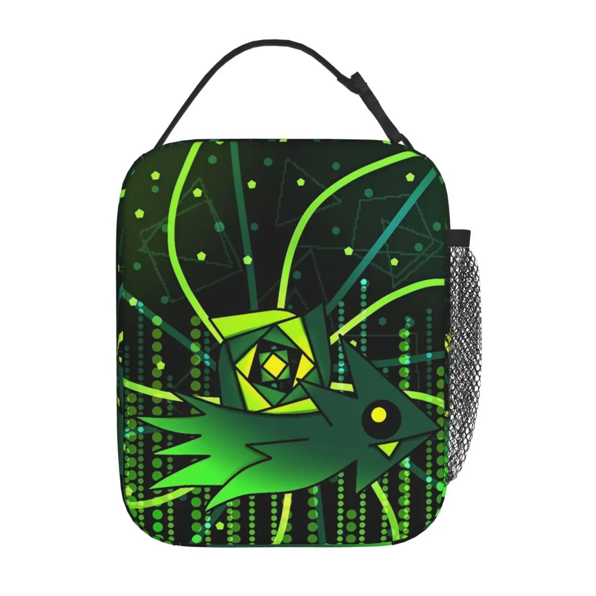 

Geometry Cube Gaming Dash Insulated Lunch Bags Portable Reusable Thermal Bag Tote Lunch Box School Picnic Food Bag