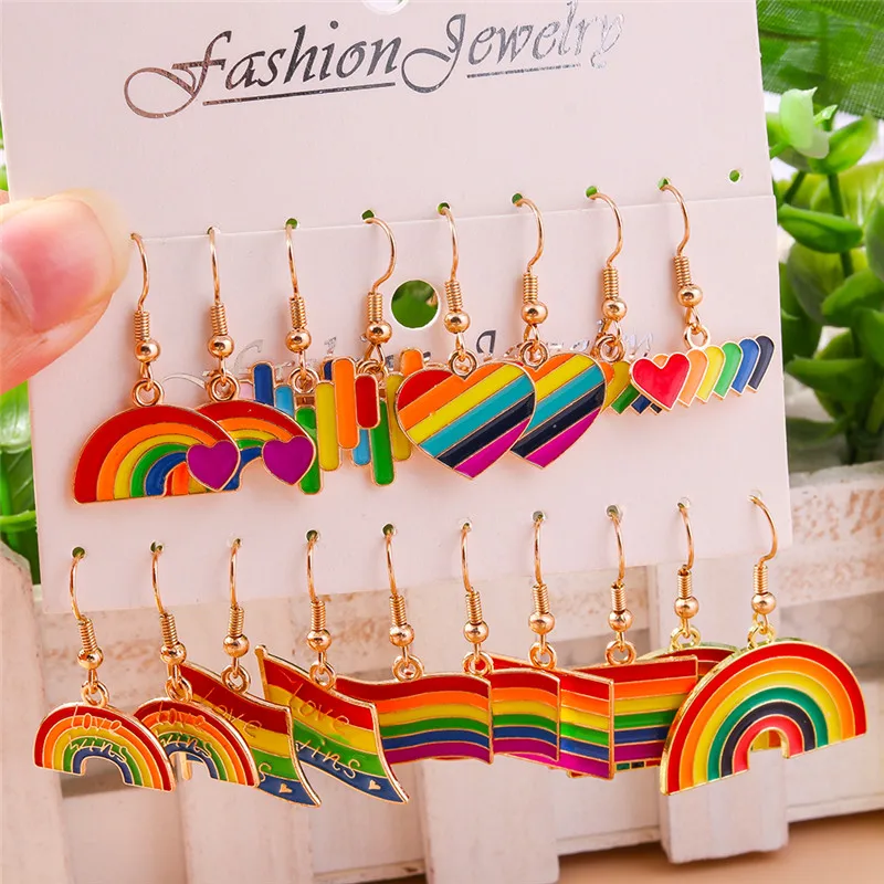 Aihua Bunte Regenbogen-Halskette für Damen, Lederseil-Kette, Wolke, Regenbogen-Anhänger, Halskette, niedlicher Sommer-Strand-Schmuck, Geschenke – Detail 2