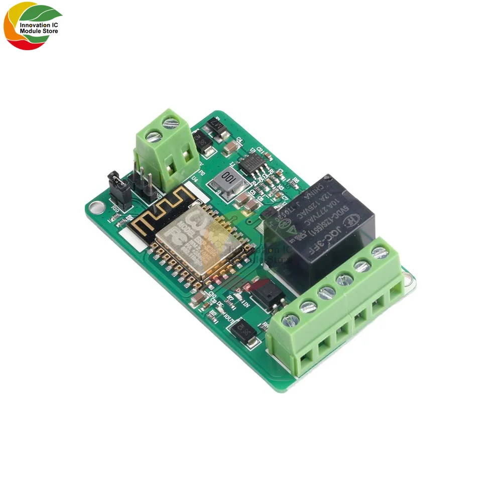 ESP8266 ESP-12 ESP-12F Relay Module 10A 220V Network Relay WIFI Module Input DC 4 Layers Board TVS Input Automatic Protection