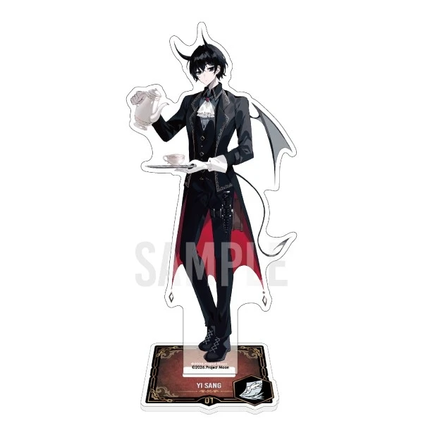 LIMBUS COMPANY Dante Vergilius Gregor Demon 15CM Double Sided Acrylic Stand Keychain 2026 New Anime Stand Table Display Gift