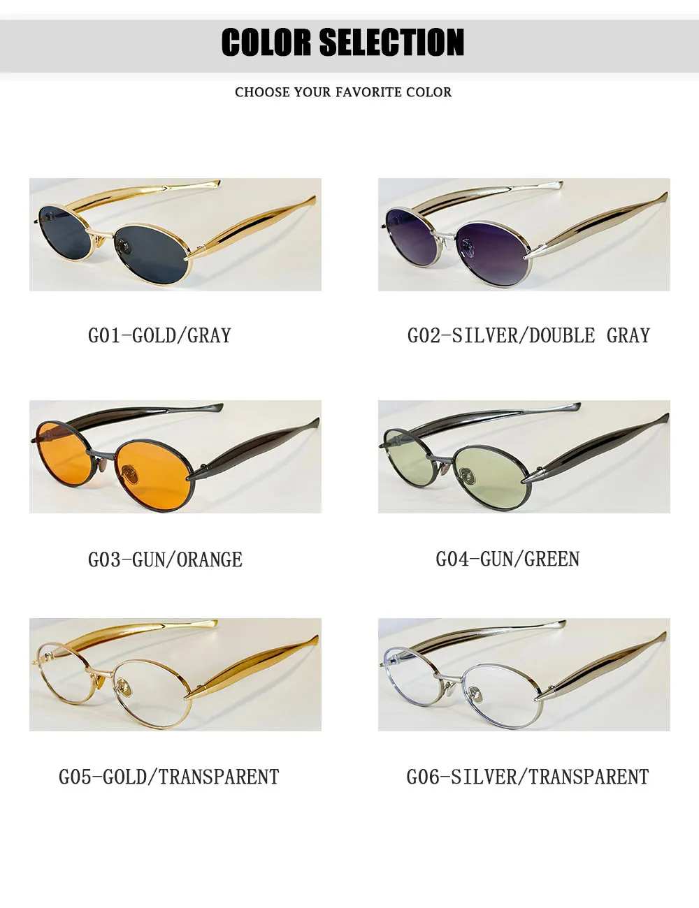 Neue Mode Oval Sonnenbrille Frauen Steampunk Gläser Vintage Sonnenbrille Luxus Dropshipping Lunette Soleil Femme Zonnebrillen Dames – Detail 18