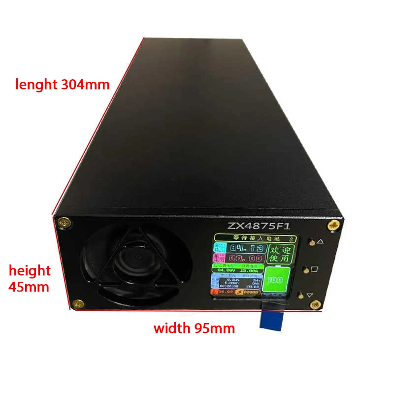 4875 شاحن سريع Lifepo4 بطارية أيون الليثيوم بلوتوث LCD الجهد الحالي قابل للتعديل 48 فولت 60 فولت 72 فولت 84 فولت 100 فولت 60A 50A #1