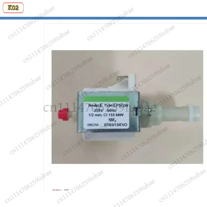 64W 220V 60Hz Coffee Machine Solenoid Water Pump EP5GW Self-Priming, Replacement Parts