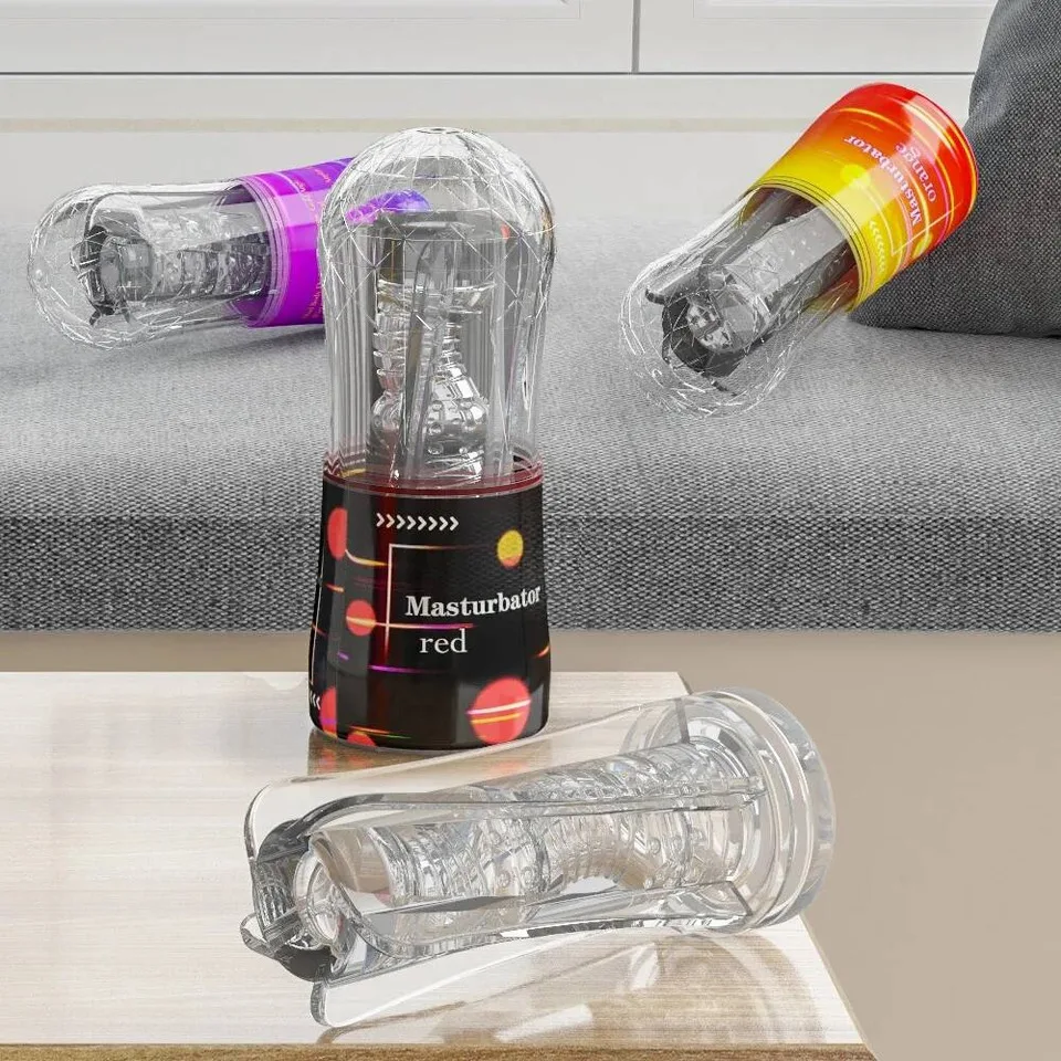 كوب استمناء هزاز للرجال ، جهاز استمناء الذكور ، شفاف ، مهبل ناعم ، مهبل حقيقي ، تمرين تحمل الجيب ، ألعاب جنسية