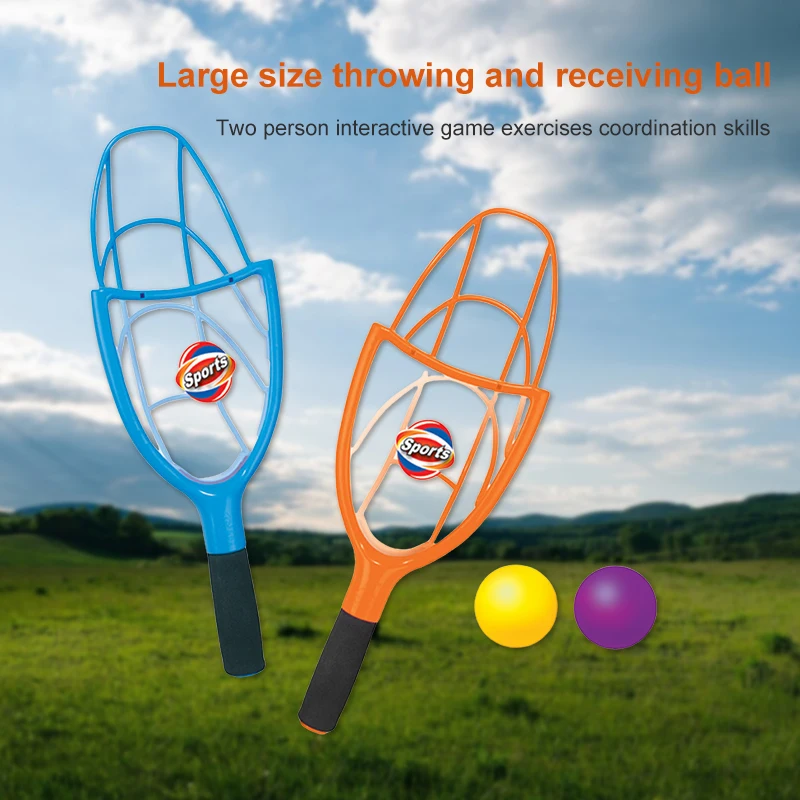 مجموعة كرات الرمي والالتقاط 2 في 1 للأطفال ألعاب خارجية ألعاب ساحة الشاطئ ألعاب الحديقة ألعاب خارجية لهدايا العائلة للأولاد والبنات